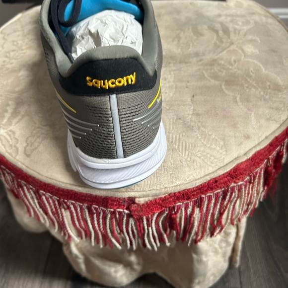 Saucony Ride 14 Men's Shoes - Black and Gray Sz 13 - Picture 6 of 13